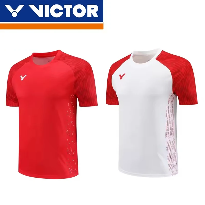 

VICTOR Sports Short-sleeved Men's and Women's T-shirts Quick-drying Clothes Sweat Absorption