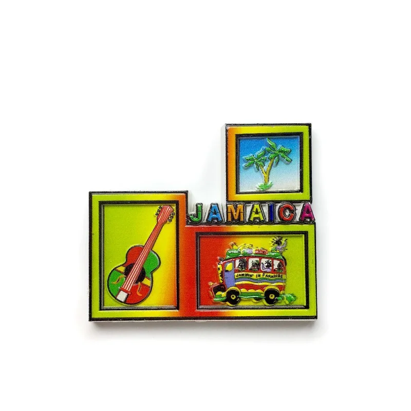 

Jamaica Cultural and Creative Home Decorations Travel Souvenirs Magnetic Refrigerator Magnets