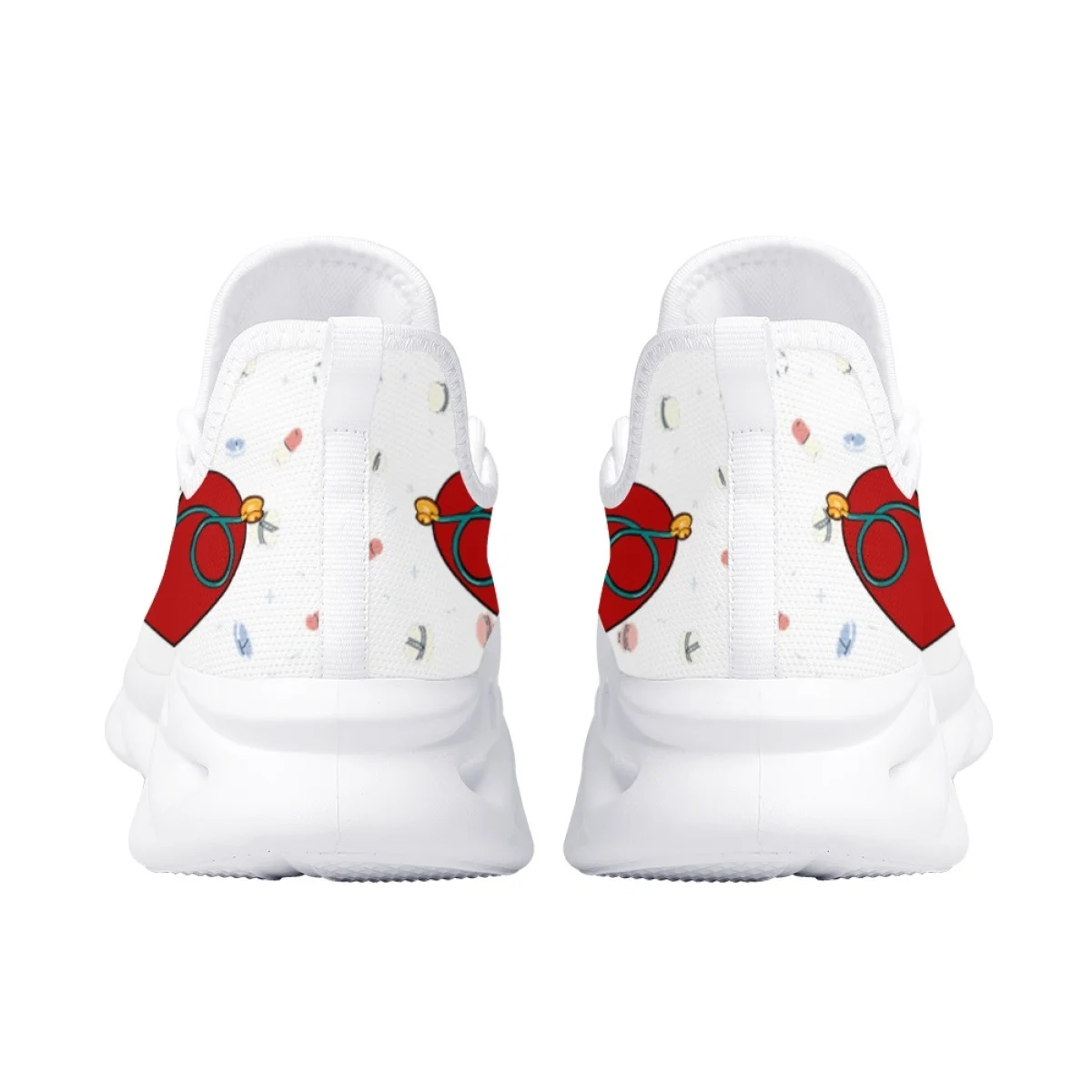 White Nursing Shoes for Women Cute Cartoon Nurse Women Sneakers Brand Design Doctor Medical Printed Light Lace-up Flats Zapatos