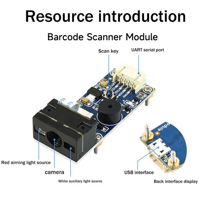 T35C  Barcode Scanner Module 2D Codes Scanner Module Barcode Scanning Module Barcode QR Code Reader