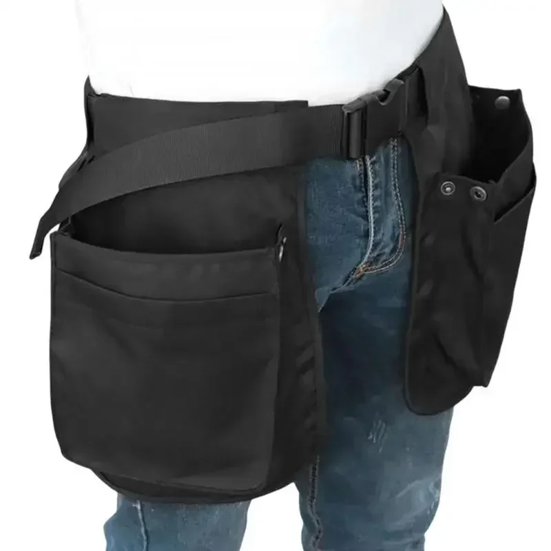 Multi-pockets Waist Tool Belt Bag Electrician Carpenter Tool Bag Adjustable Hardware Storage Belt Carrying Pouch Pocket Case