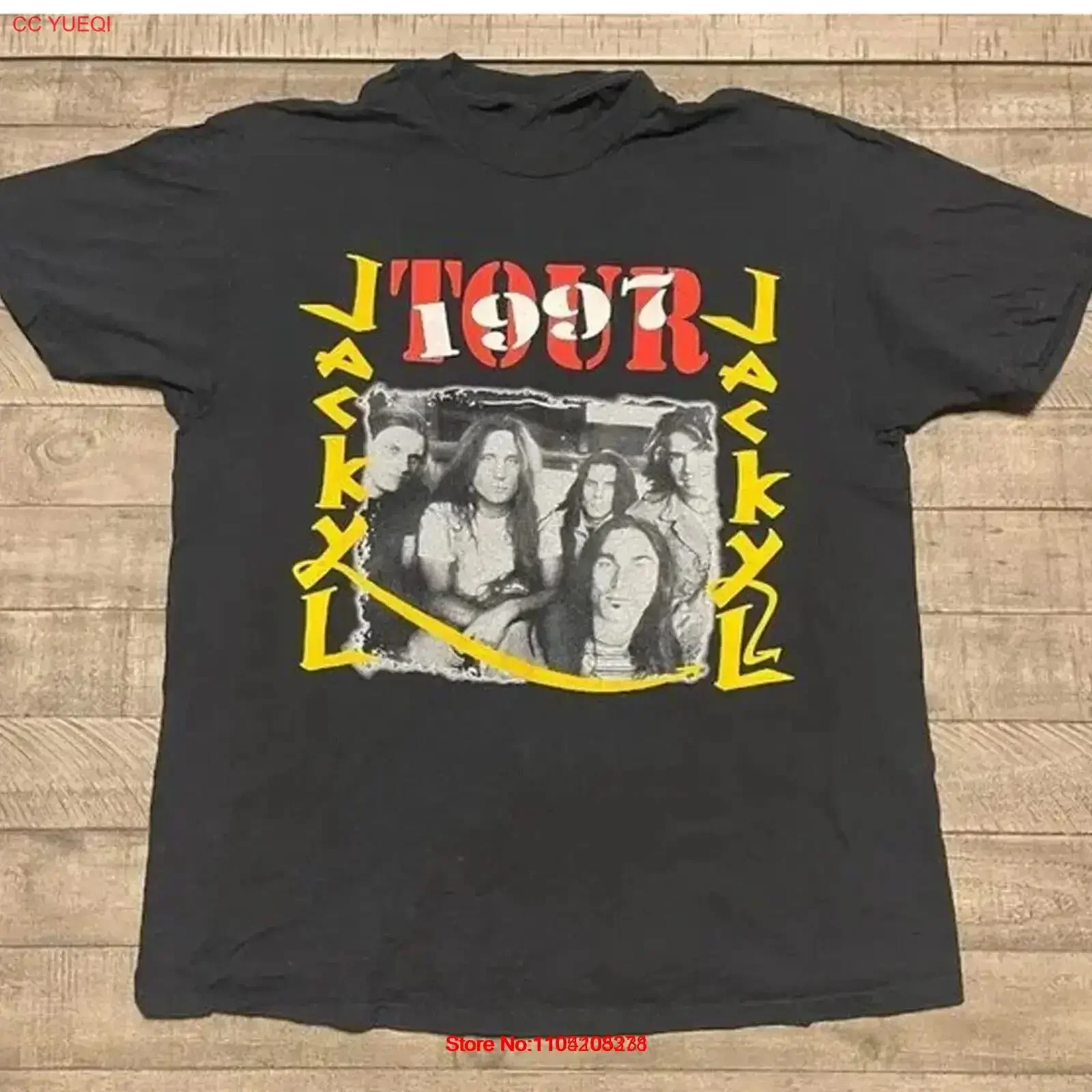 

Редкая мужская футболка Jackyl Band всех размеров 7D1029, винтажная стираная универсальная стильная мужская эластичная дышащая футболка унисекс