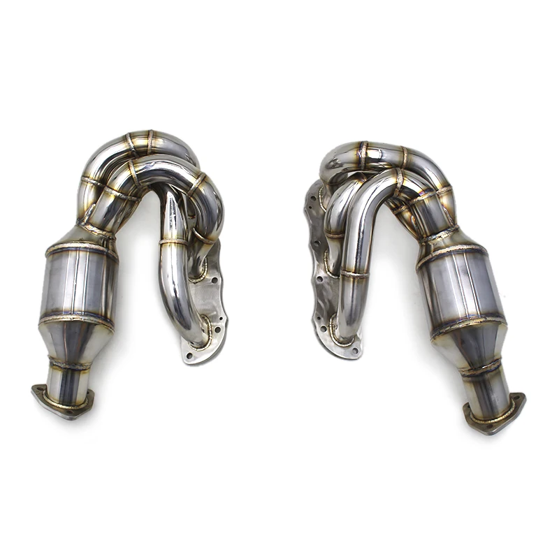 

LXBY-Factory Header For Porsche Boxster/Cayman 987.2 2004-2013 100/200/300/400 Cell Catalyst Stainless Steel Exhaust Pipe