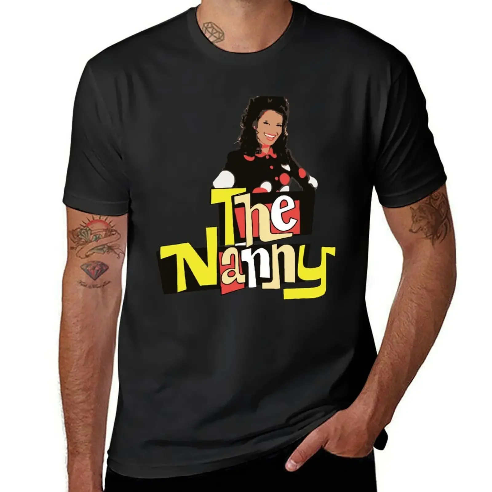 

The Nanny 1990s 90s Retro Vintage T-Shirt anime vintage graphic tee for a boy Aesthetic clothing mens clothes