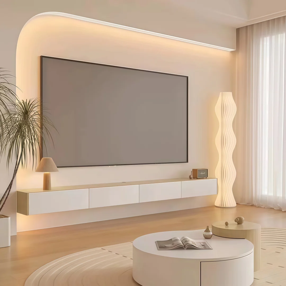 PS5ALR 16:9 Black Crytal Diamond Ambient Light Rejecting Projection Screen with Ultra Thin Frame for 4K Home Cinema