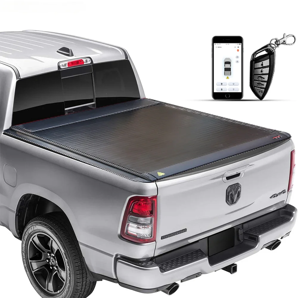 

Truck Accessories Hardtop Canopy Tri Fold Manual Retract Barrel Cover for Ram 1500