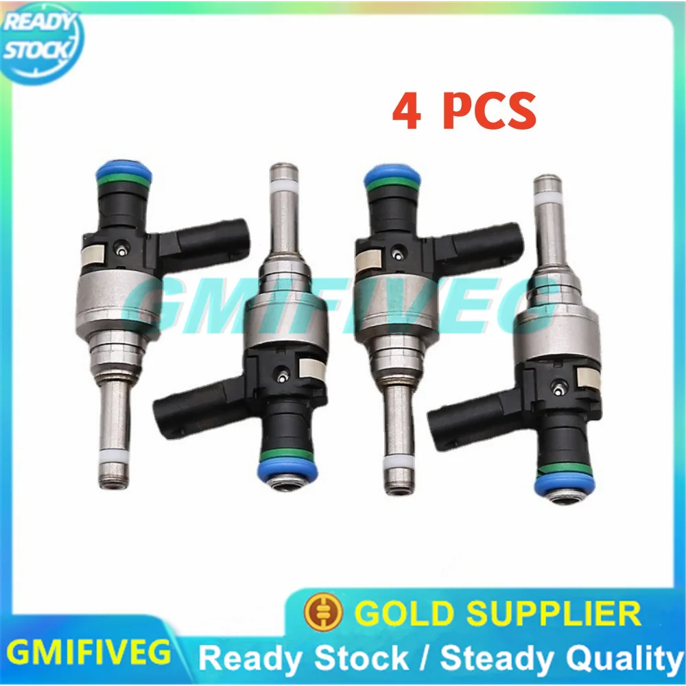 4X 35310-2G720 FJ1181 GDI Fuel Injector for HYUNDAI&KIA SANTA FE / SONATA / OPTIMA / SPORTAGE 2.0L L4 Turbocharged 2.4L L4