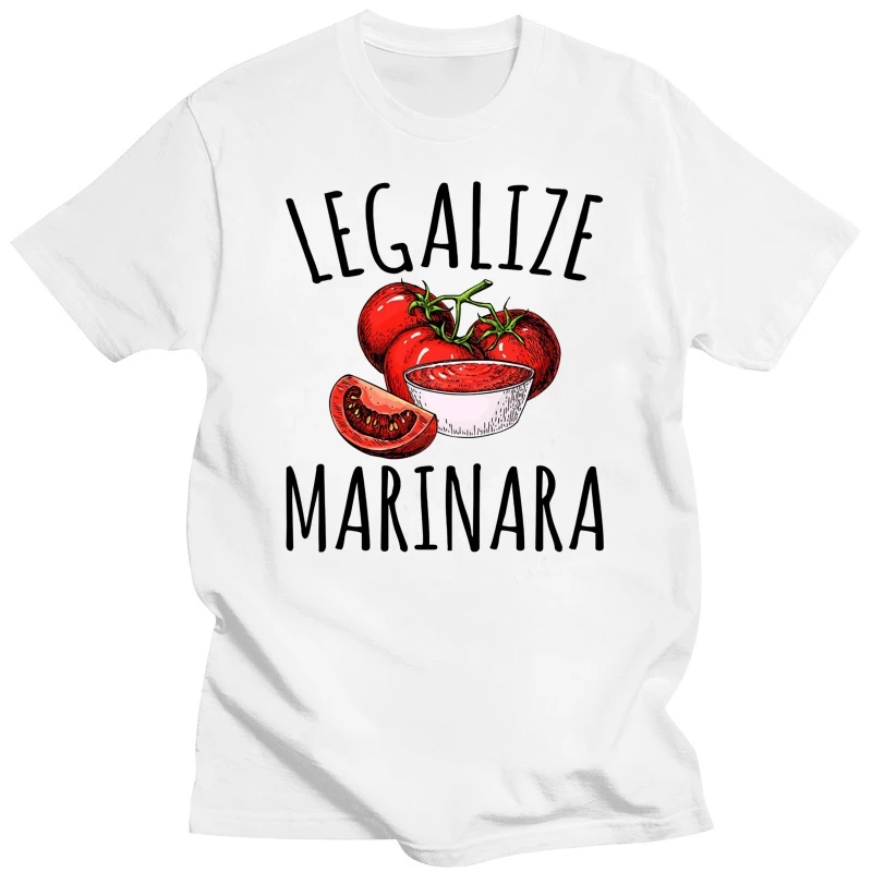 Marinara Tomato Sauce - Legalizing It T-shirt Short Sleeves New Fashion T-shirt Men Clothing