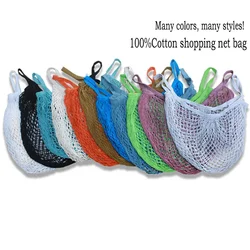 Large Capacity Reusable Shopping Bag Fashion Net Shoulder Shopping Bag