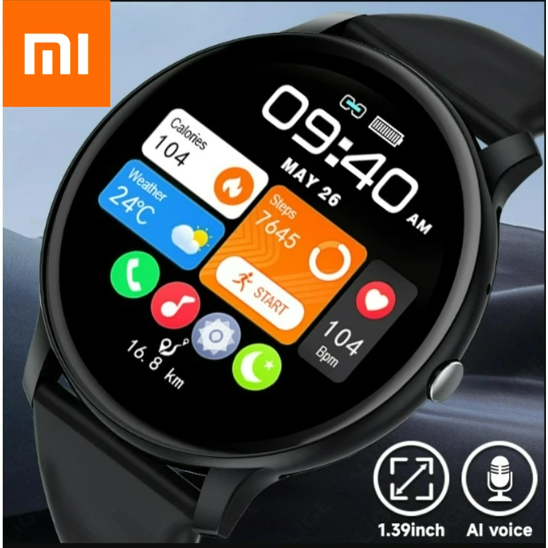 

XIAOMI 2025 Новые Bluetooth-вызовы для женщин Смарт-часы Мужские спортивные часы для фитнеса Монитор сердечного ритма и здоровья Смарт-часы для женщин