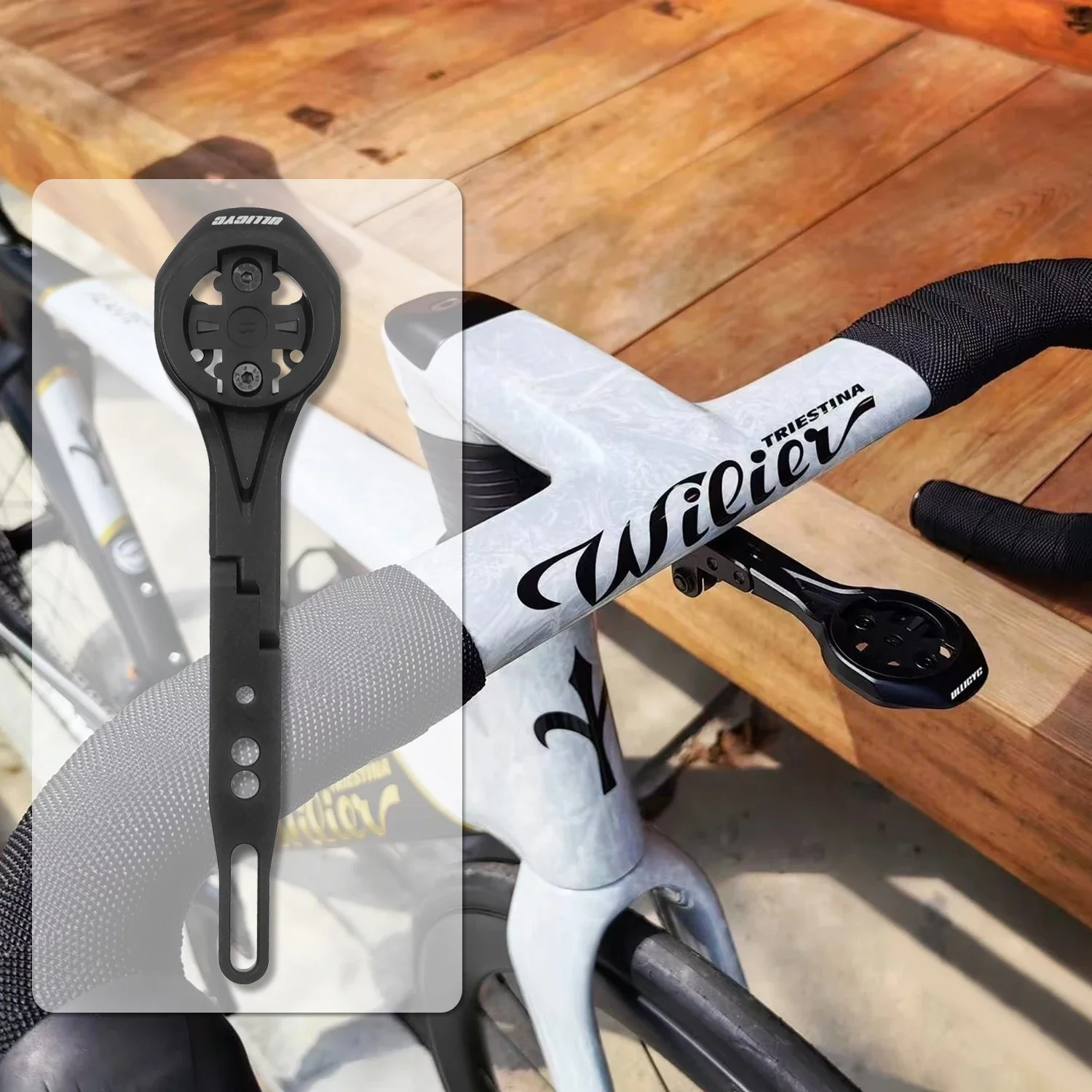 

Для Canyon Aeroad/CP0018 Cockpits/Wilier Filante Встроенное крепление для компьютера на руль, совместимое с Gopro/Garmin/Bryton/Wahoo