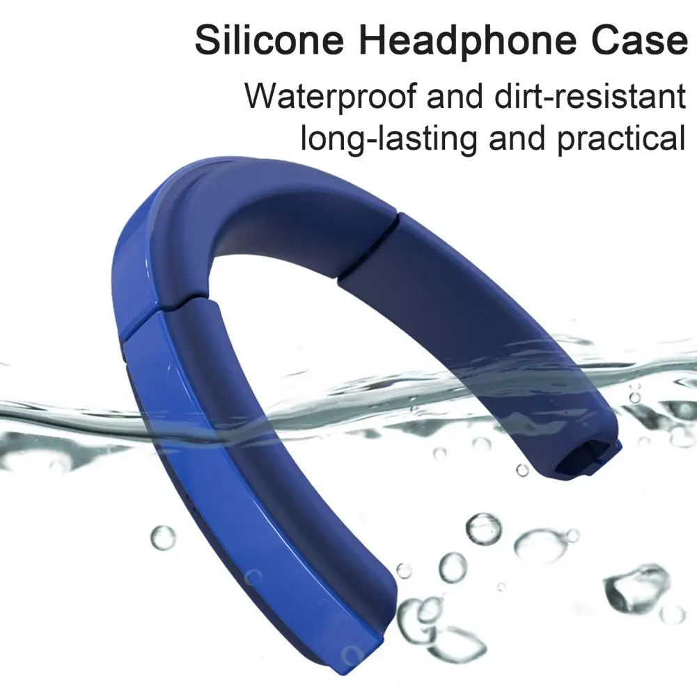 Protective Case for Headphones Silicone Protective Case for Wh ch520/wh ch720n Headset Waterproof Easy to Clean Beam