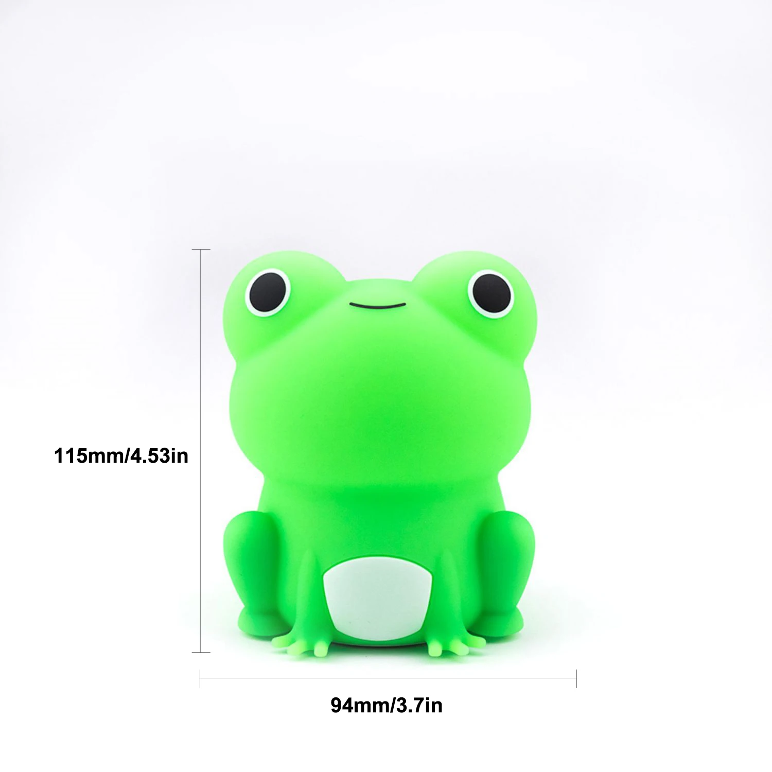 Cute Silicone Frog LED Night Light Touch Sensor Dimmable Timer USB Rechargeable Bedside Lamp For Children Baby Bedroom Decor