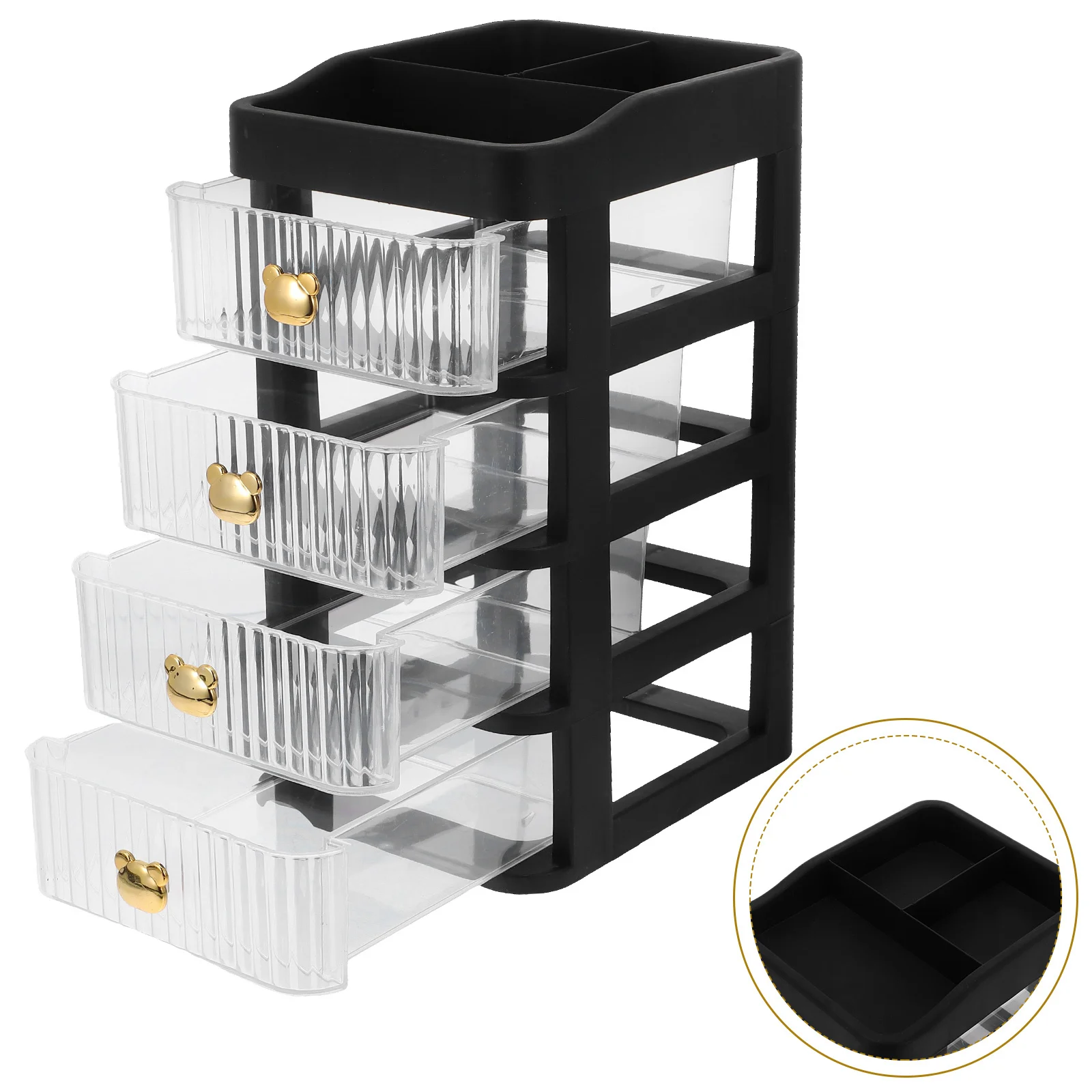 

Desktop Drawer Organizer Pp Material Storage Box For Pens Ruler Stationery Kitchen Bathroom Study Dorm Room Use Makeup