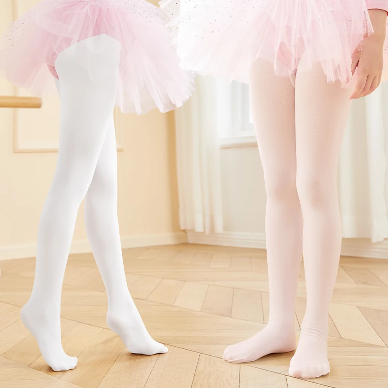 Collants de ballet élastiques pour filles, collants de danse pour tout-petits, leggings de ballet à pieds, collants de gymnastique, 60D