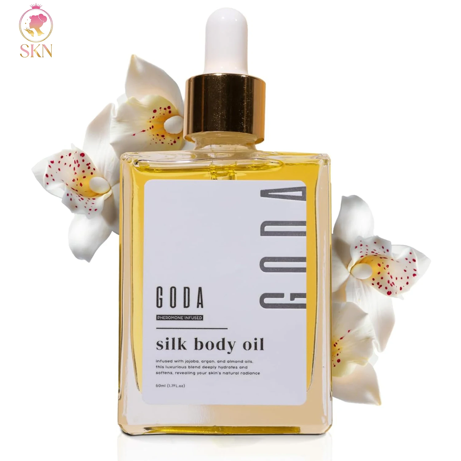 

Масло для тела GODA Silk, укрепляющее и увлажняющее, для женщин, от морщин и дряблости кожи, после душа, ароматизированное, органическая смесь, премиум-уход за кожей