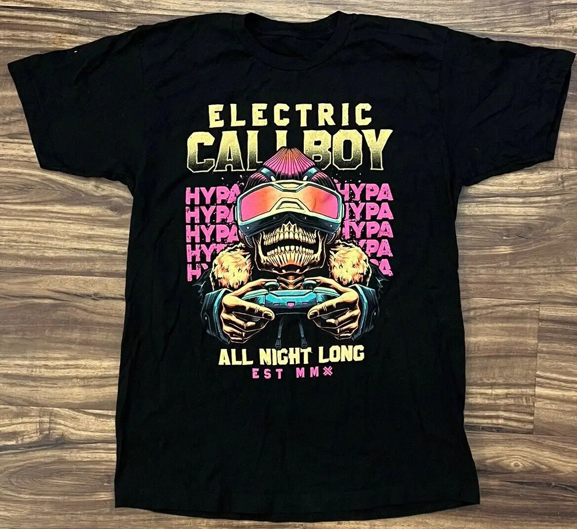 Electric Callboy - All Night Long Est MMX unisex T-Shirt Size Medium M Gamer