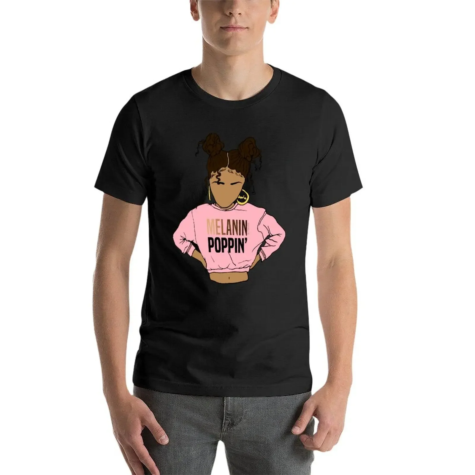 2BUNZ (MELANIN POPPIN') ABA T-Shirt oversized graphic tee heavyweights graphic shirts men