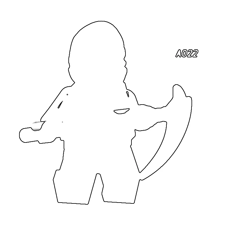 Kampfkunst Ninja-Stil Bausteine Mini-Figuren-Sammlung Kinderspielzeug Geschenk a001-a099