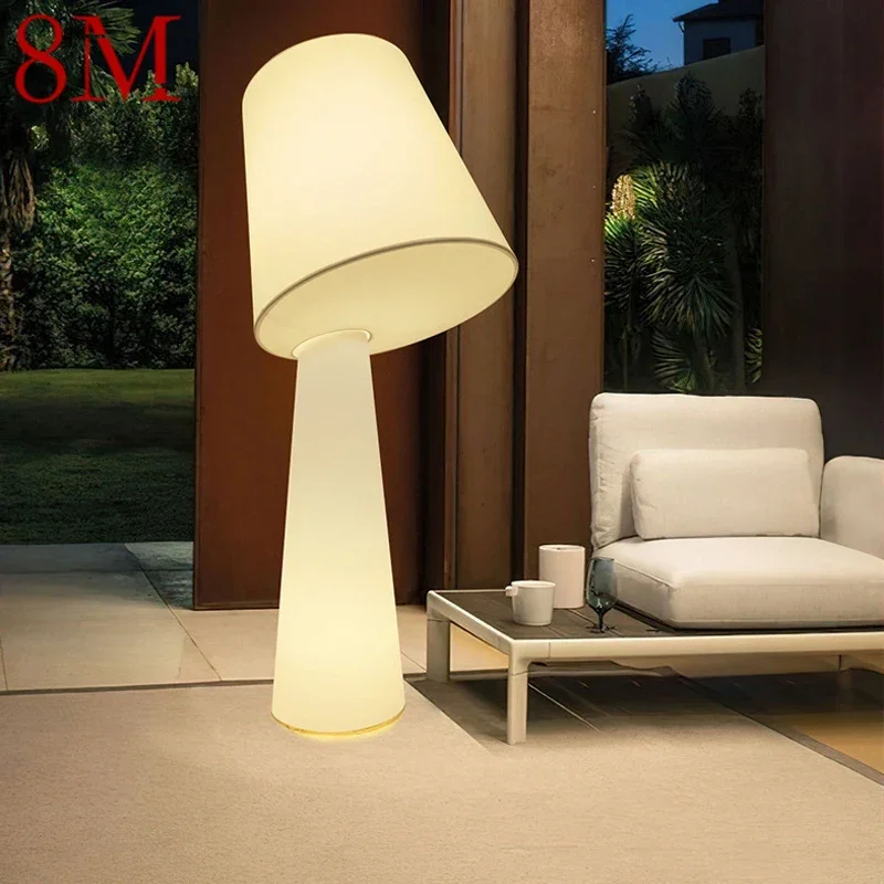 

8M Italian Designer Floor Lamp Luxurious Living room Bedroom Study Hotel Villa Homestay Atmosphere Cloth Fabric Lamp