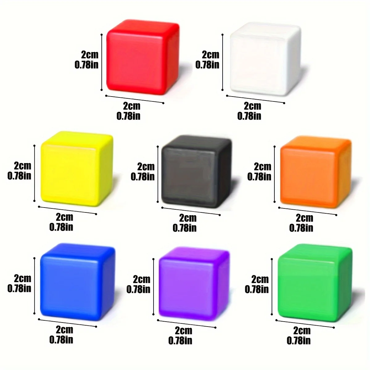 48 & 100PCS Magnetic Blocks, 2cm Magnetic cube Sensory Gift, Christmas, Halloween, Thanksgiving Gifts, Random Color