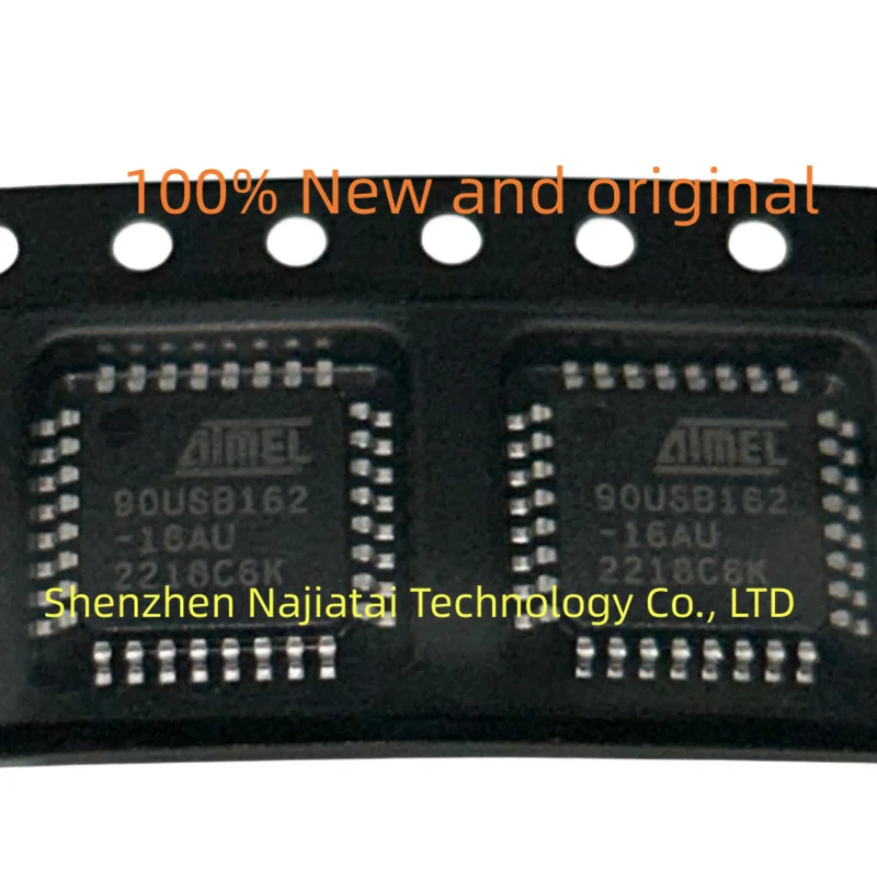 1PCS-10PCS/LOT 100% New Original AT90USB162-16AU AT90USB162 90USB162 QFP32 IC Chip