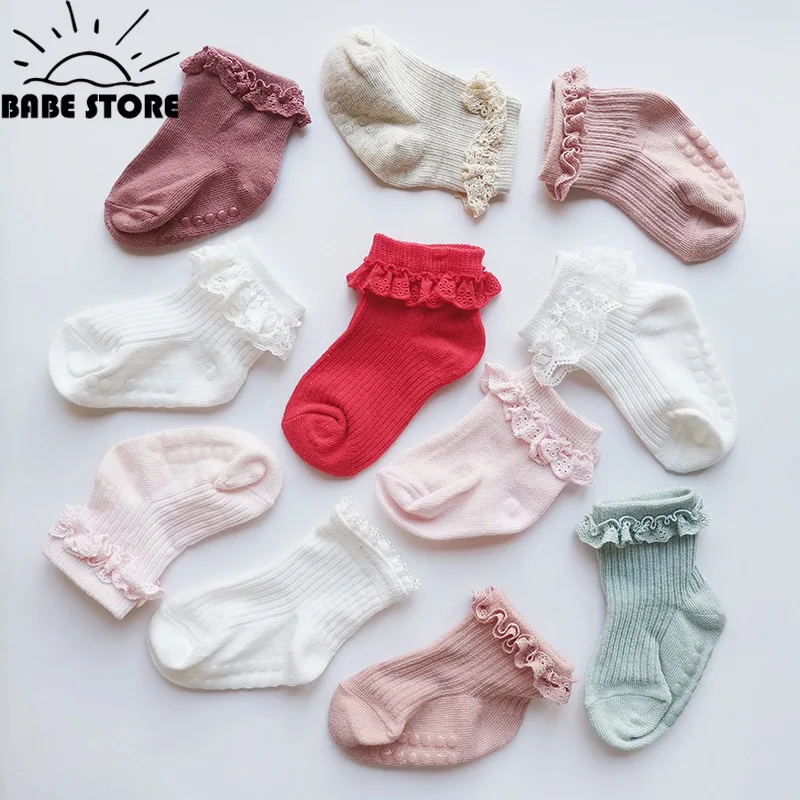 

Lovely Infant Sock Cartoon Newborn Baby Socks Dispensing Glue Non-slip Cute Boys Girls Baby Socks Kids Sock Floor Socks