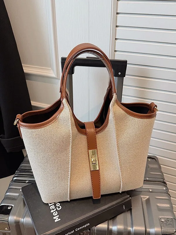 

Женская сумка, новинка 2025, сумка большой вместимости, пригородная большая сумка, портативная сумка-мессенджер, женская сумка