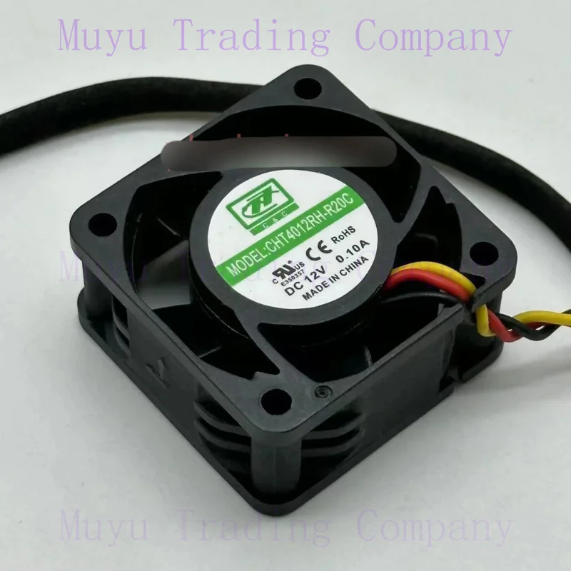 FOR CHT4012RH-R20C DC 12V 0.10A 40x40x20mm 3-Wire Server Cooling Fan