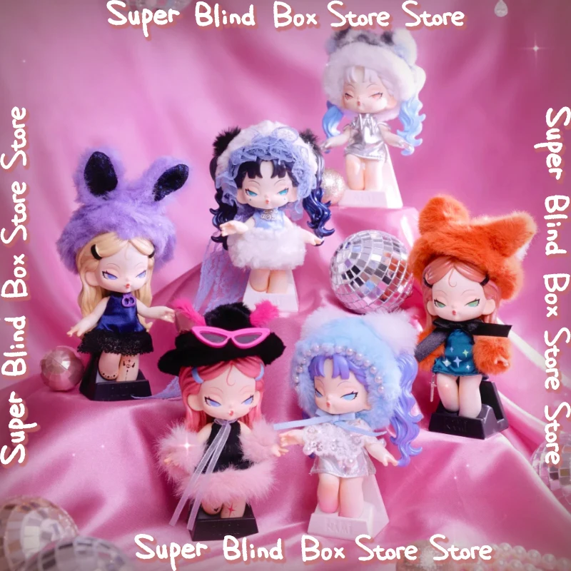 

Оригинальный новый Dodonami Midnight Disco, модная слепая коробка, орнамент, сумка, подвеска, загадочная коробка, кавайный орнамент, тренд, милая кукла, подарок для девочки