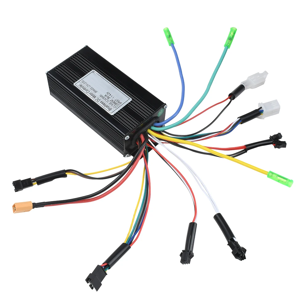 24V/36/48V DC ブラシレスモーターコントローラー 26A 500/750W 3 モードブラシレスコントローラー電動自転車アクセサリー用