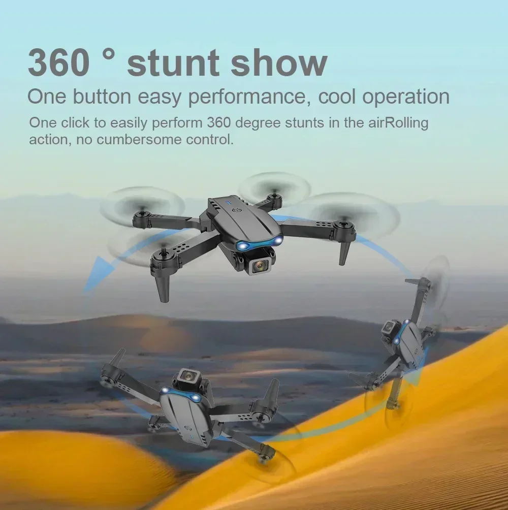 Nowy E99Pro RC Drone 4K Profesjonalny Z Szerokokątną Podwójną Kamerą HD Składany Helikopter RC 5G WIFI FPV Fartuch Utrzymujący Wysokość Sprzedaż