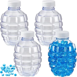 Accesorios de cuentas de Gel de agua de 4 piezas, botella de subpaquete de cuentas de Gel de agua, botella de piña de tolva de plástico