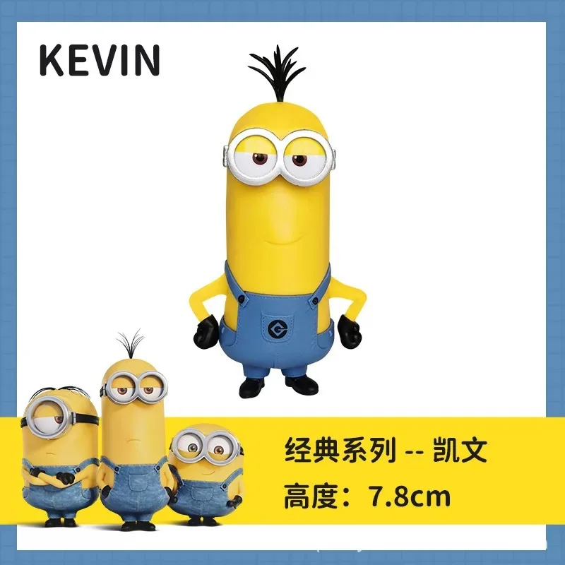 New Cute Capsule Toys Set  Kevin Bob Gru 3D Eye Despicable Minions Action Figures Peripheral Toys for Holiday Gifts view 5