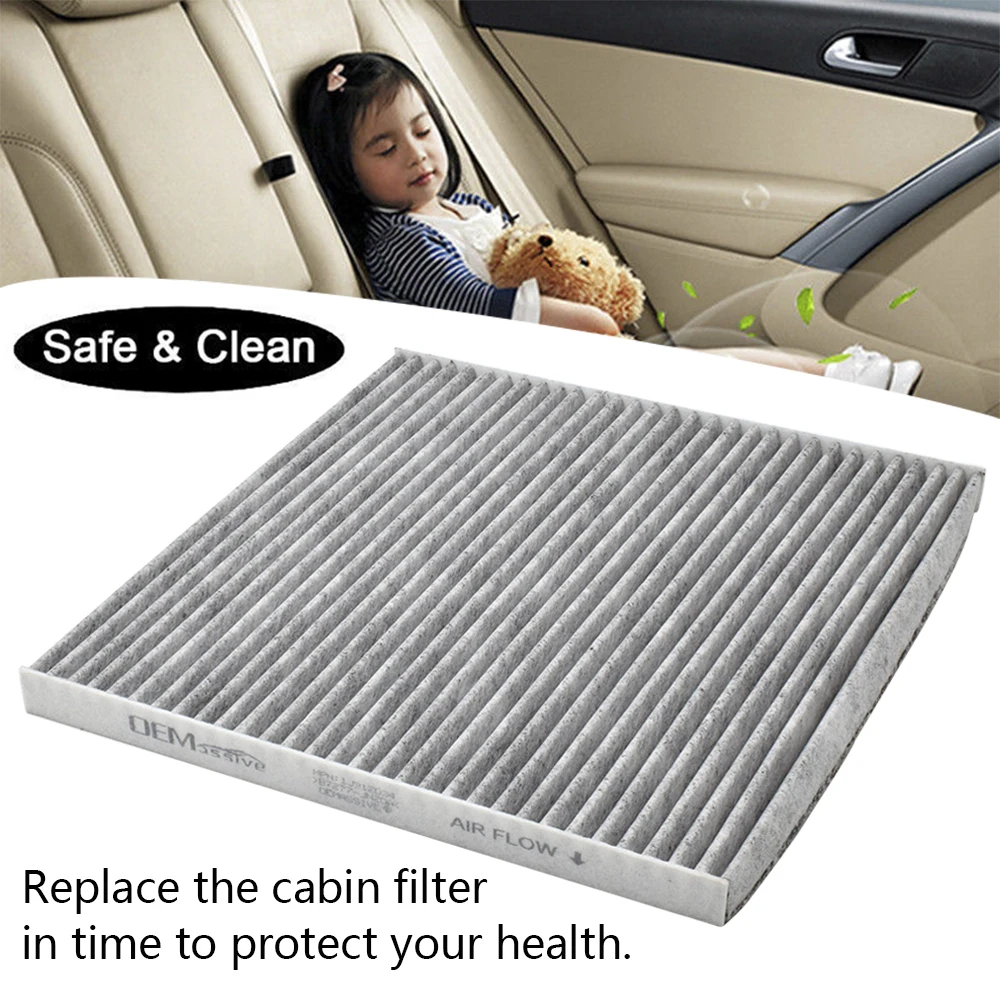 Car Pollen Cabin Air Conditioning Filter Includes Activated Carbon B7277-JN20A 27277-JA00A For Nissan Altima Murano Teana Quest