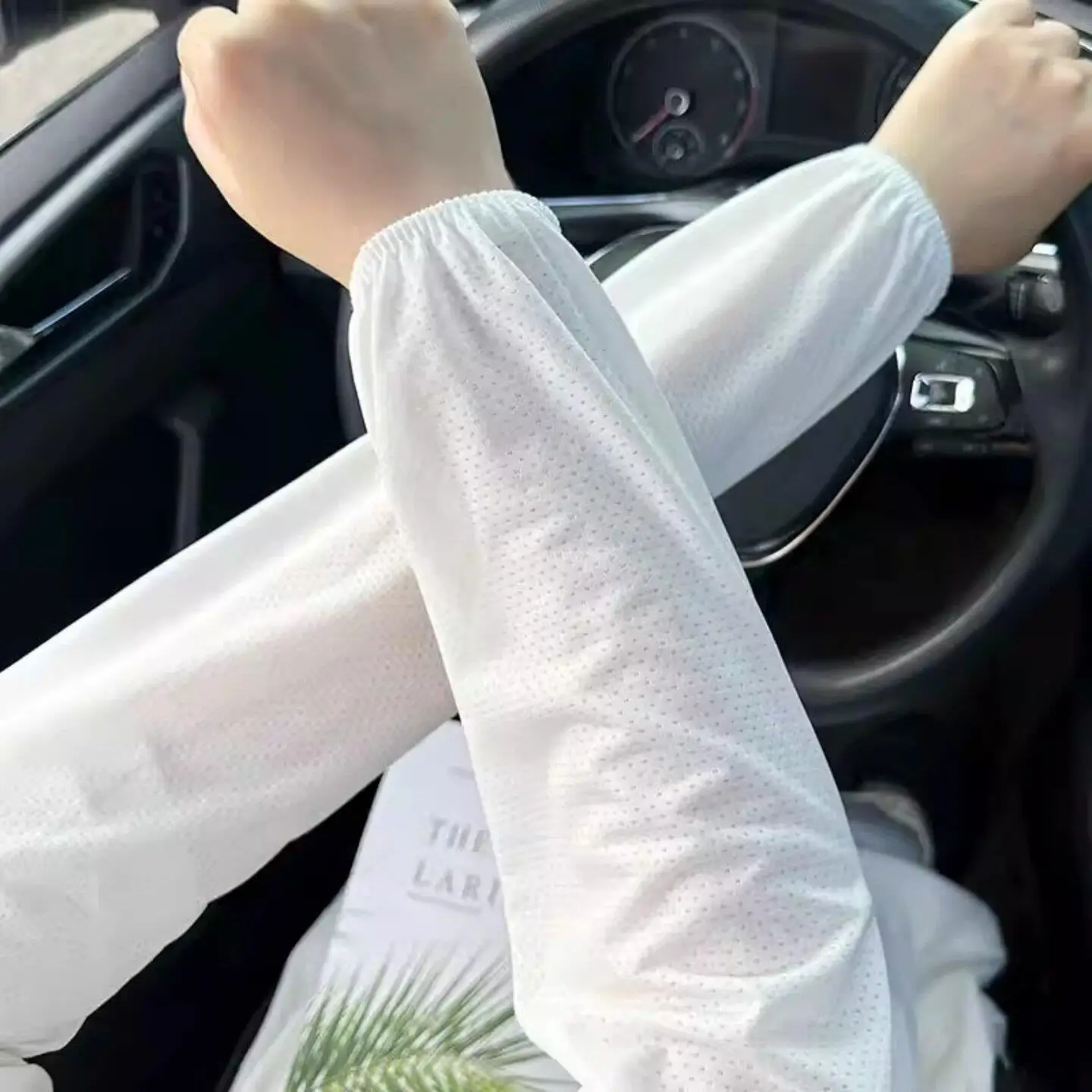 Ladies Summer Thin Ice Silk Sun Protection Sleeve Covers Breathable Loose Large Size Arm Protection UV Protection Clothing
