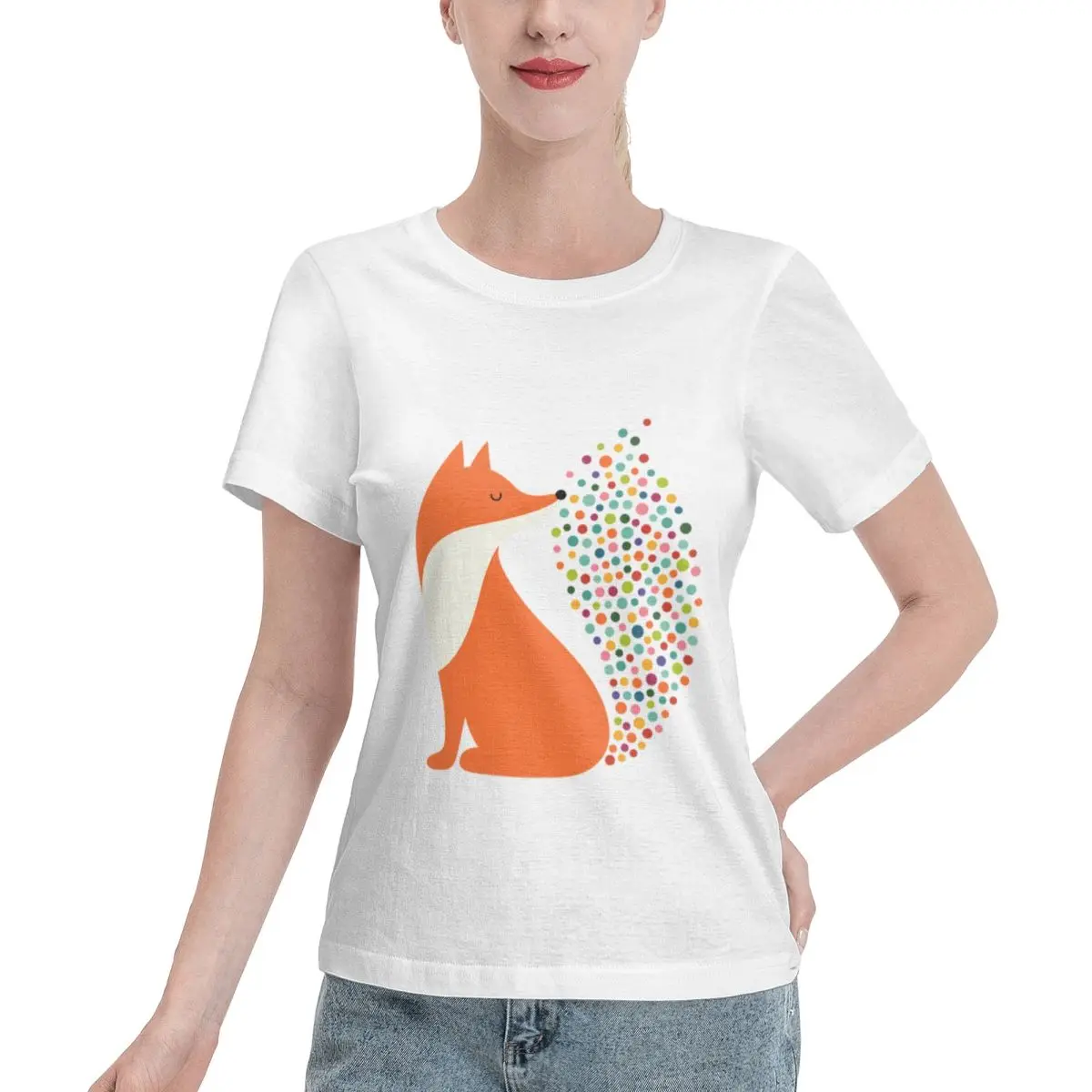 Spring Musthave Little Fire Women's T-shirt Korean Casual Short Sleeve Casual Top