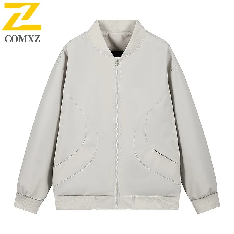 

COMXZ Мужской Тренч Chaqueta в минималистском стиле для повседневной прогулки, легкий плащ для кемпинга и путешествий, удобная одежда для шоссейного велоспорта, куртки