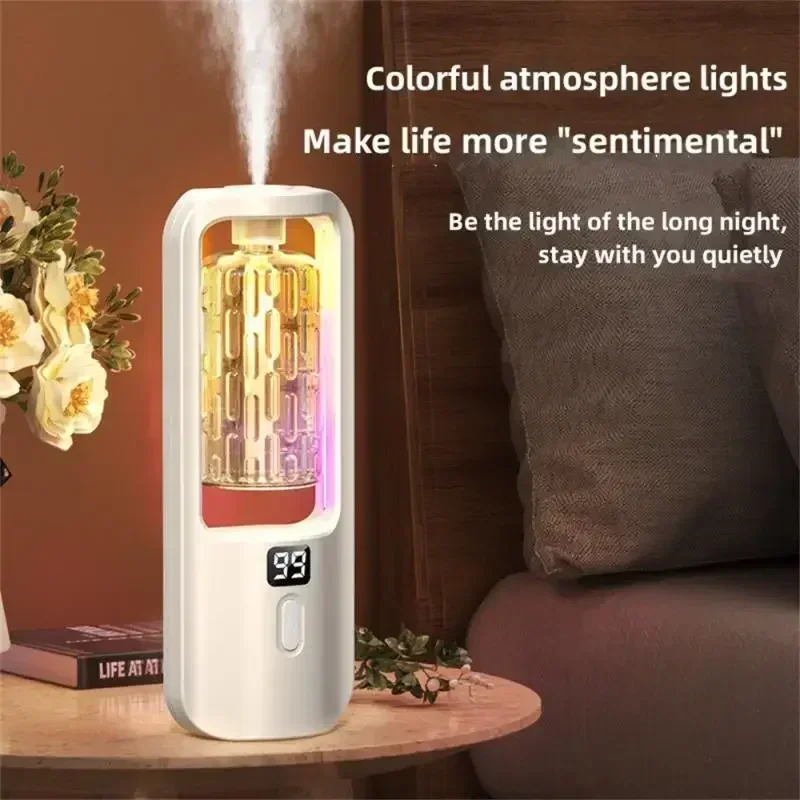 Automatic Aromatherapy Device Toilet Home AirFreshener Timed Aromatherapy Machine Essential Oil Diffuser Rechargeable Humidifier