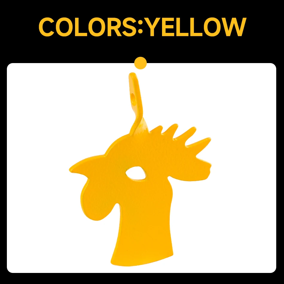 Metal Yellow Animal Chicken 360 ° Rotating Targets Soft Egg Air Gun Target Insertion Tree Rotation Outdoor Hunting Shooting
