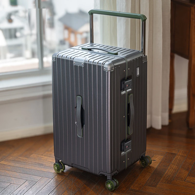 

Extra Large Luggage 30inch Shockproof Zipper Travel Suitcase 20-28 inch Large Capacity Thickened PC Password Carry-on Suitcase
