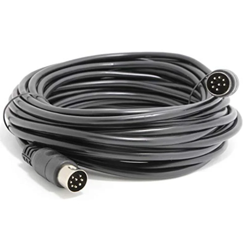 Audio and Video Signal Transmission or Connection Midi DIN 8pin male to female Extention Cable Used for Power Supply,