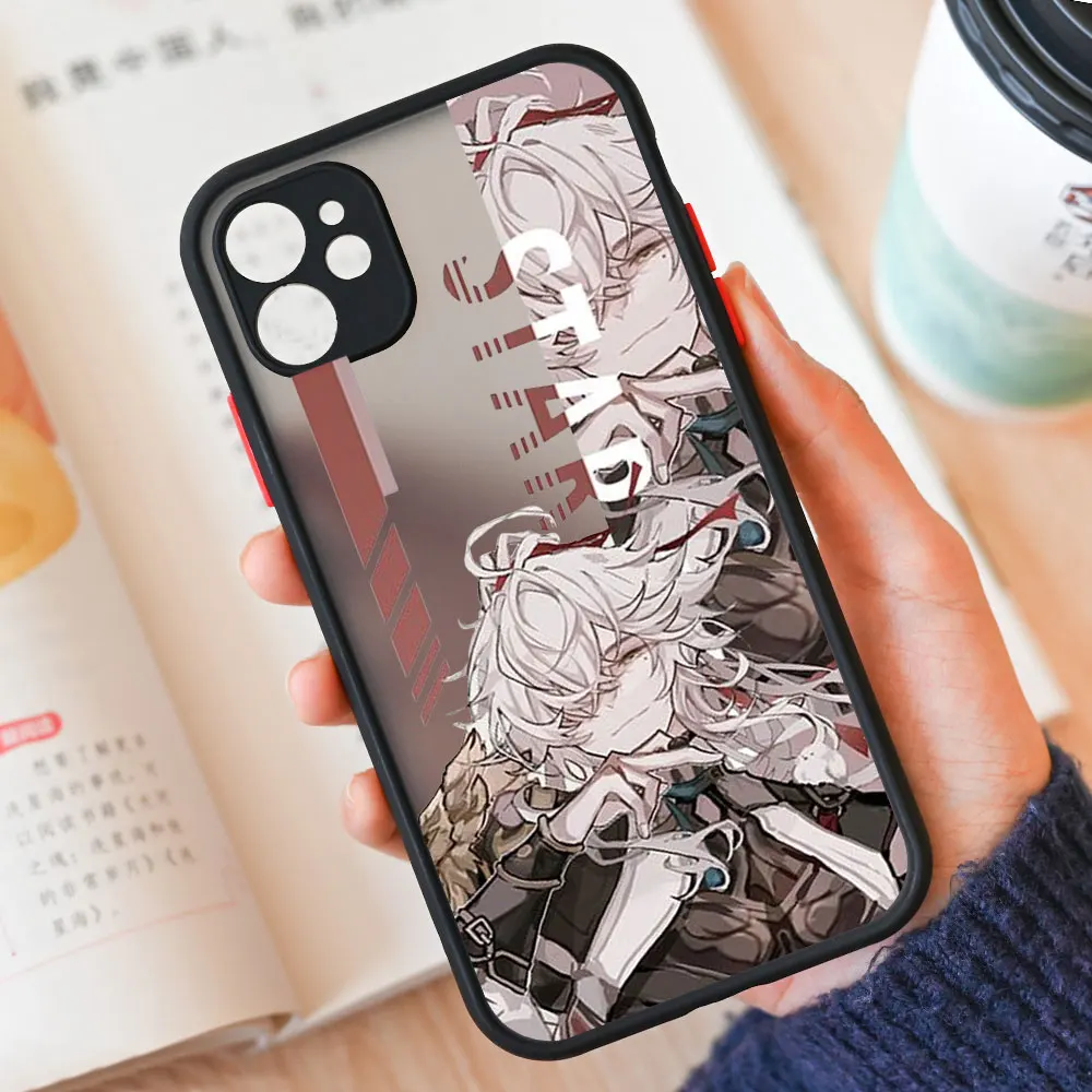 Honkai Star Rail Gepard Bronya Phone Case for IPhone X XS Max XR 8 7Plus Mini SE XS 13 12 11 14 15 Pro MAX Shockproof Hard Cover