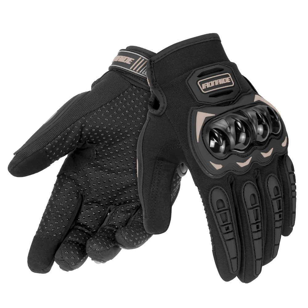 Motorradhandschuhe Tragbarer Moto Motocross Atem Touchscreen Racing Motorrad Fahrrad Schutzausrüstung Sommer Schwarz Blauer Handschuh