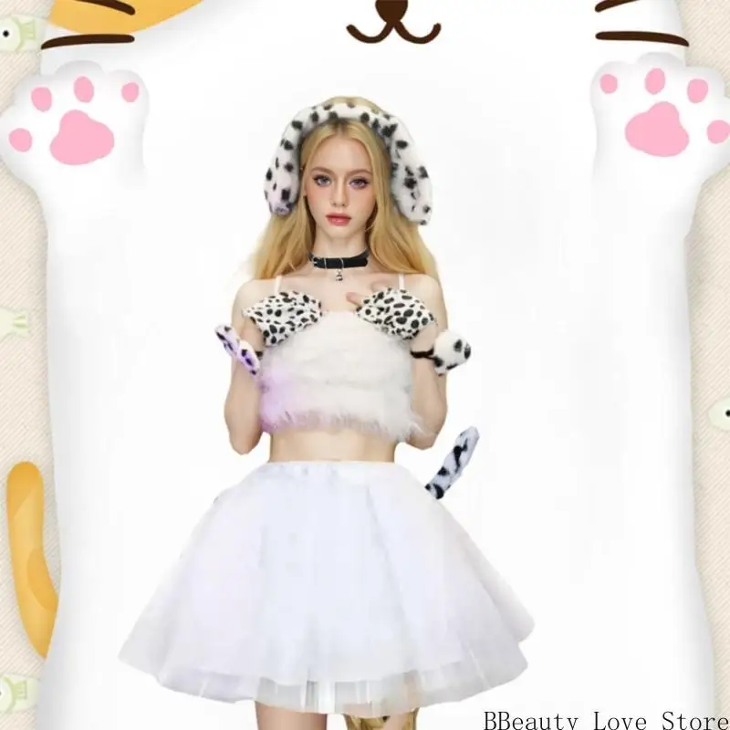 アニマルファンシーコスチュームキットアクセサリーダルマチアンパピーコスプレハロウィーンコスチューム