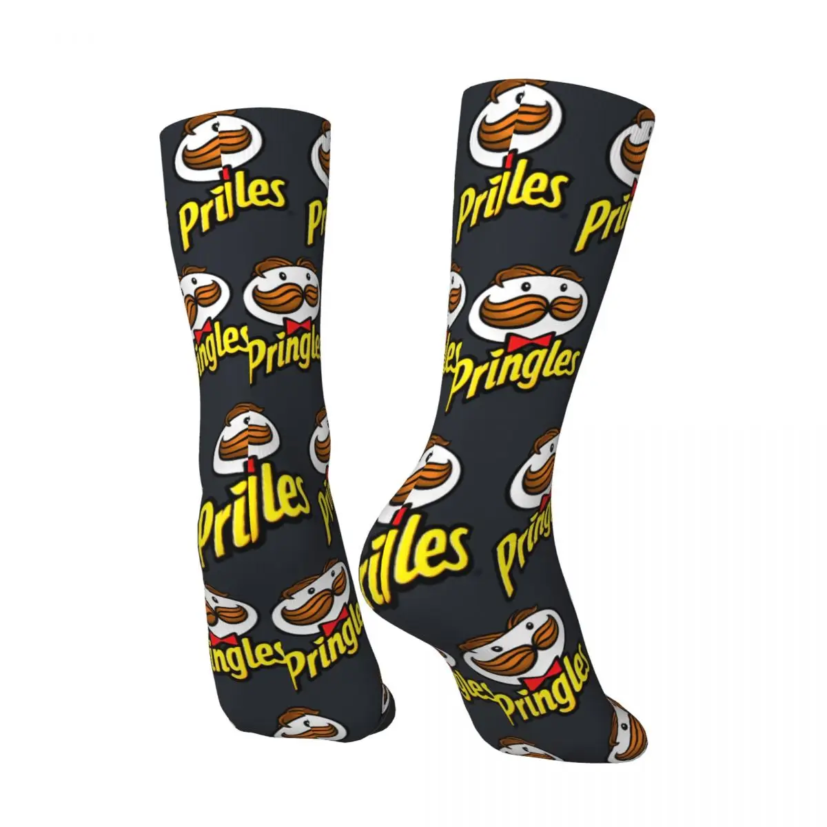 الرجال الجوارب Pringles رقاقة جوارب الخريف الكورية جودة الجوارب الرسم في الهواء الطلق المضادة للانزلاق الجوارب