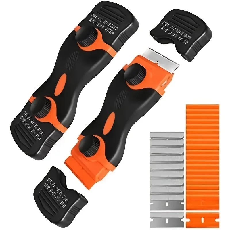 1/3 Pack Dual-Head Adhesive Removal Scraper Multifunctional Adhesive Cleaning Scraper Dual-Head Adhesive Removal Scraper Car Film Application Tool