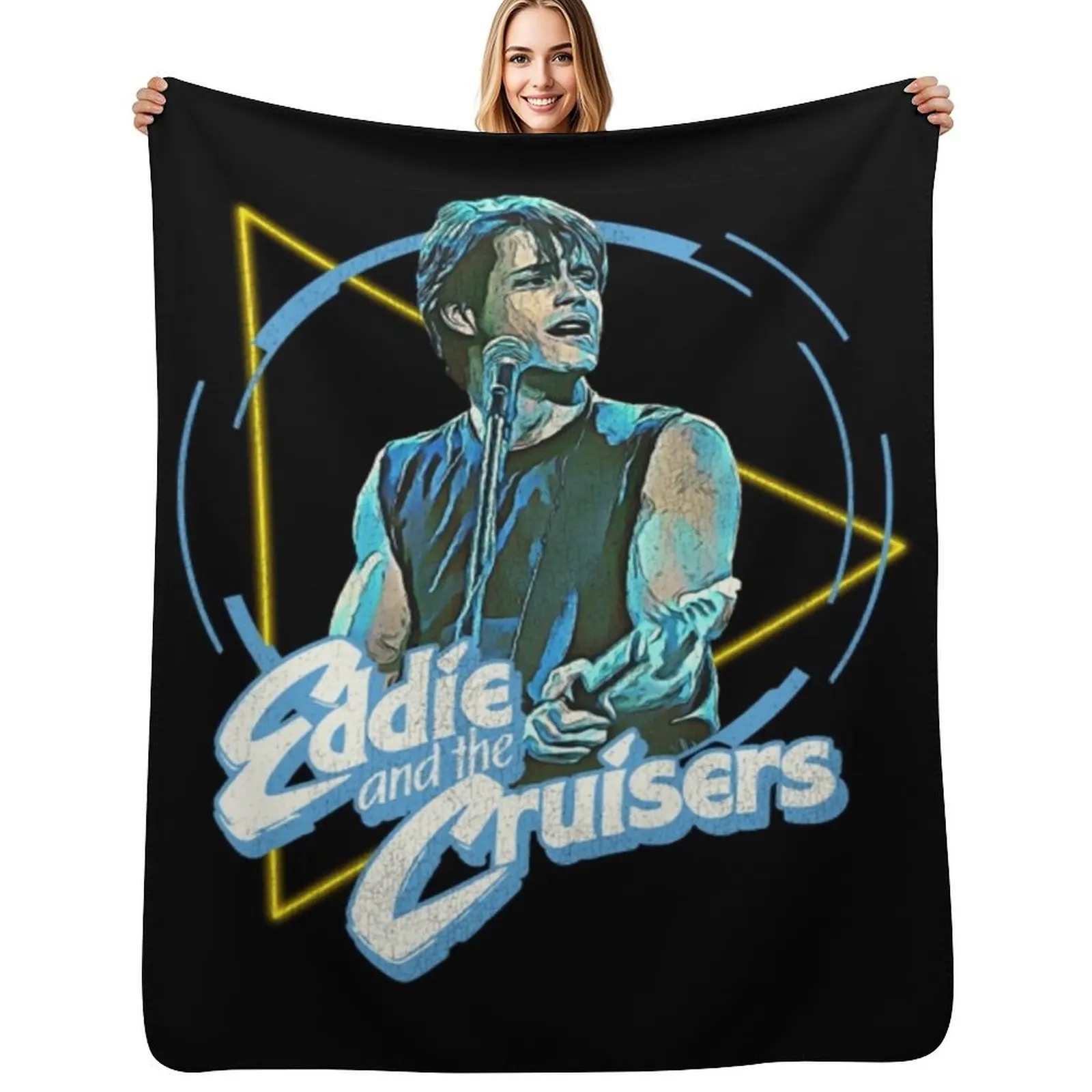 

Eddie And The Cruisers Throw Blanket Flannel Fleece Soft Warm Throw Blanket