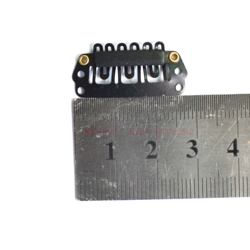 Clips for Wig Making 100 Pieces 2.8cm Stainless Steel Hair Extension Snap Combs Metal Material