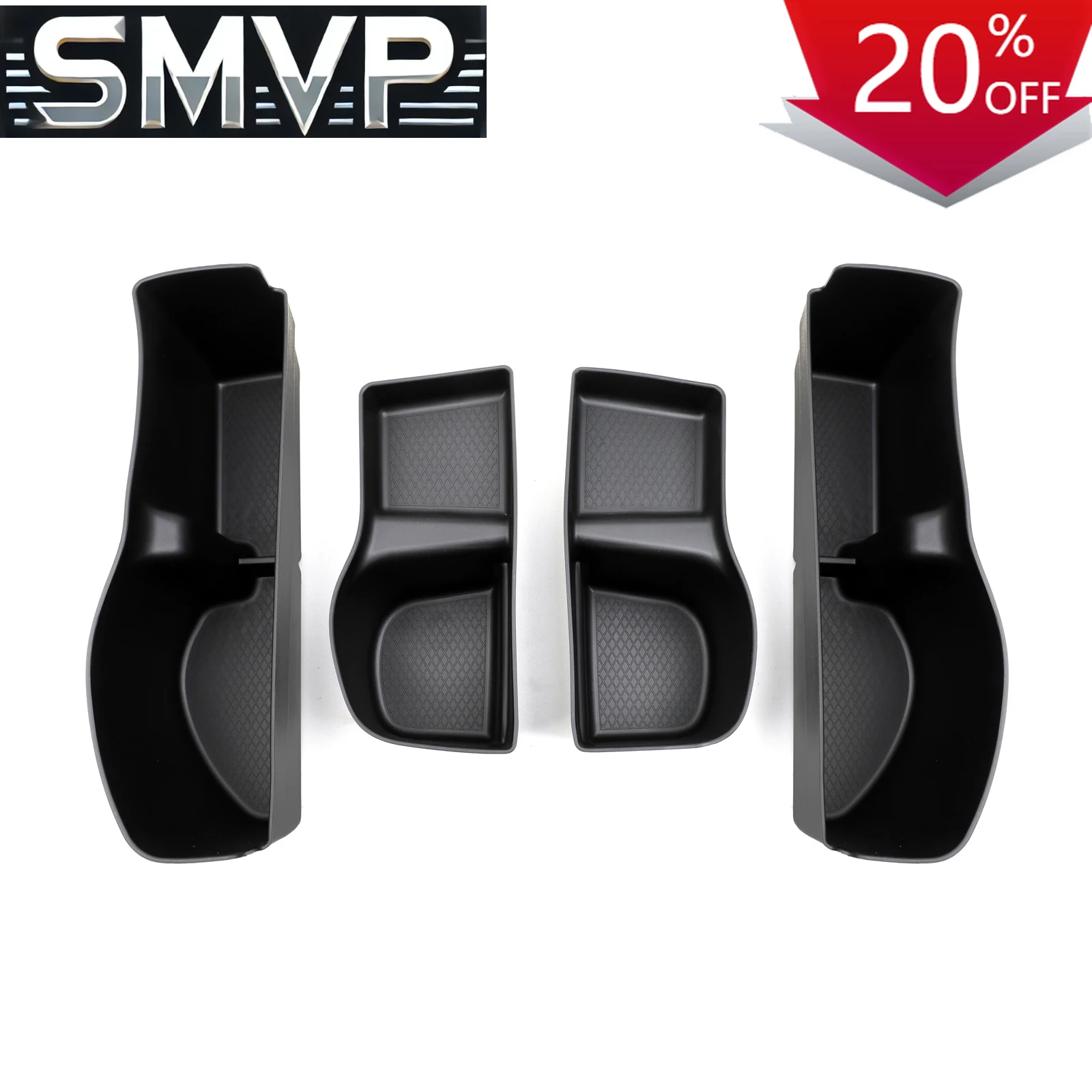 

Fit For Honda CR-V CRV 2023 2024 Door Side Storage Box TPE Front Rear Door Handle Organizer Tidying Car Accessories